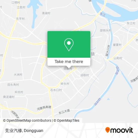 竞业汽修 map