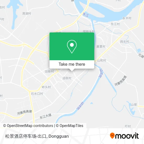 松景酒店停车场-出口 map