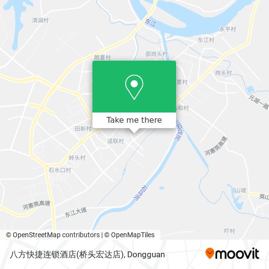 八方快捷连锁酒店(桥头宏达店) map