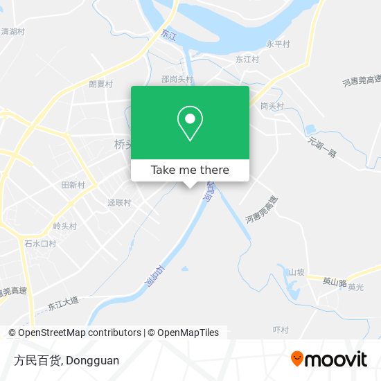 方民百货 map