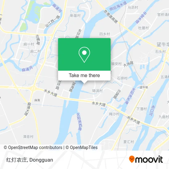 红灯农庄 map