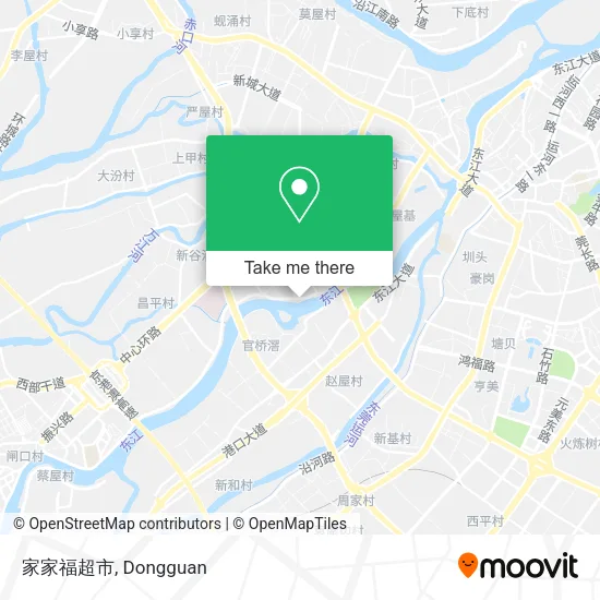 家家福超市 map
