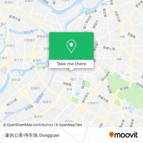 豪岗公寓-停车场 map