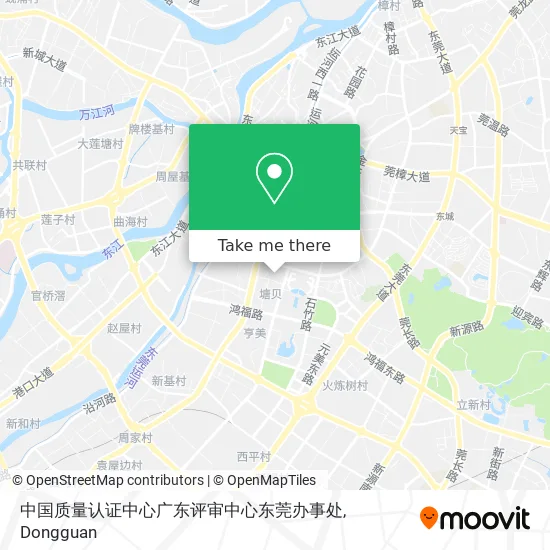 中国质量认证中心广东评审中心东莞办事处 map