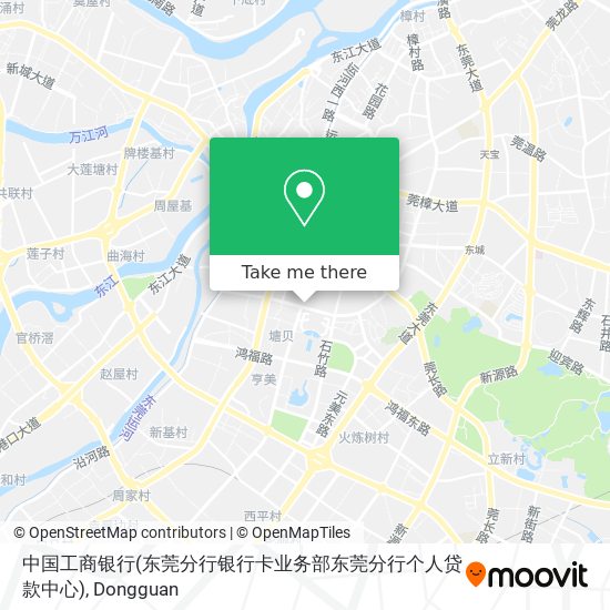 中国工商银行(东莞分行银行卡业务部东莞分行个人贷款中心) map