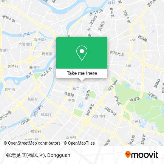张老足底(福民店) map