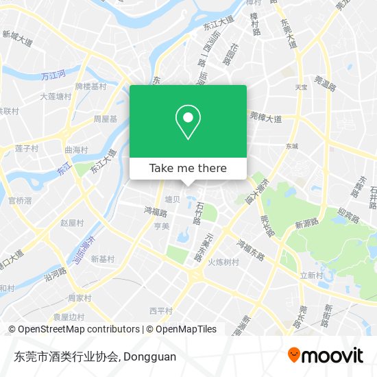 东莞市酒类行业协会 map