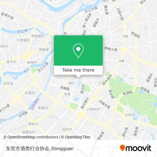 东莞市酒类行业协会 map