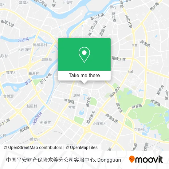 中国平安财产保险东莞分公司客服中心 map