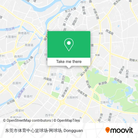 东莞市体育中心篮球场-网球场 map