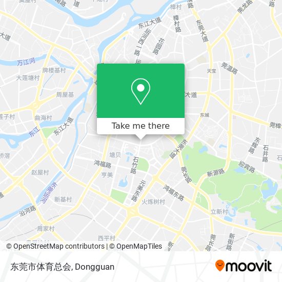 东莞市体育总会 map