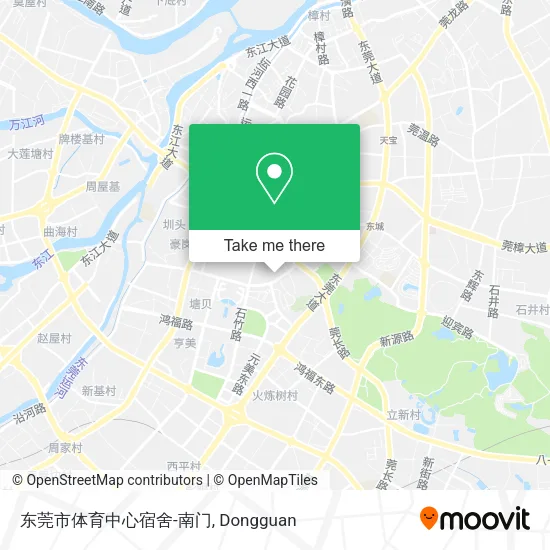 东莞市体育中心宿舍-南门 map