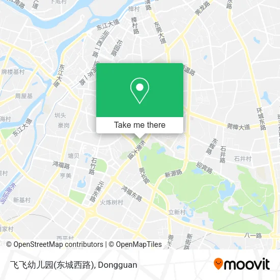 飞飞幼儿园(东城西路) map