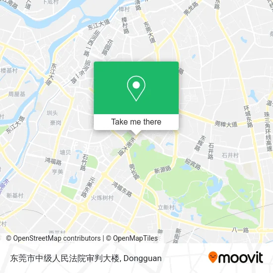 东莞市中级人民法院审判大楼 map