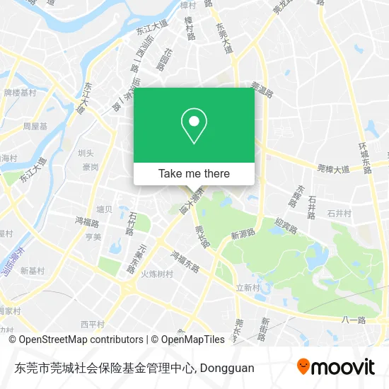 东莞市莞城社会保险基金管理中心 map