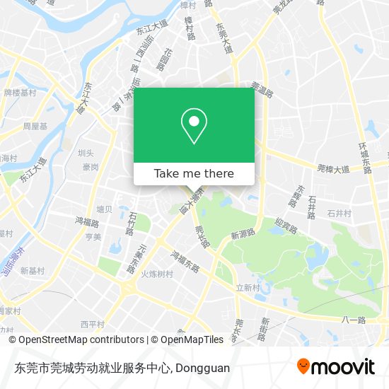 东莞市莞城劳动就业服务中心 map