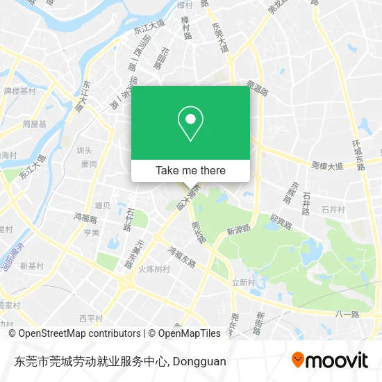 东莞市莞城劳动就业服务中心 map