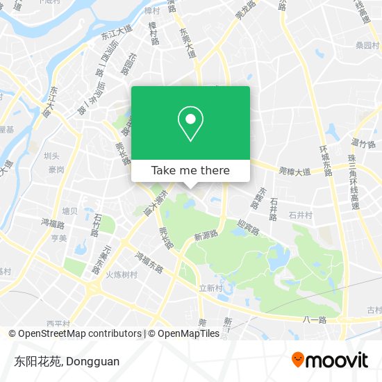 东阳花苑 map