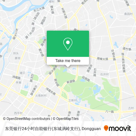 东莞银行24小时自助银行(东城涡岭支行) map