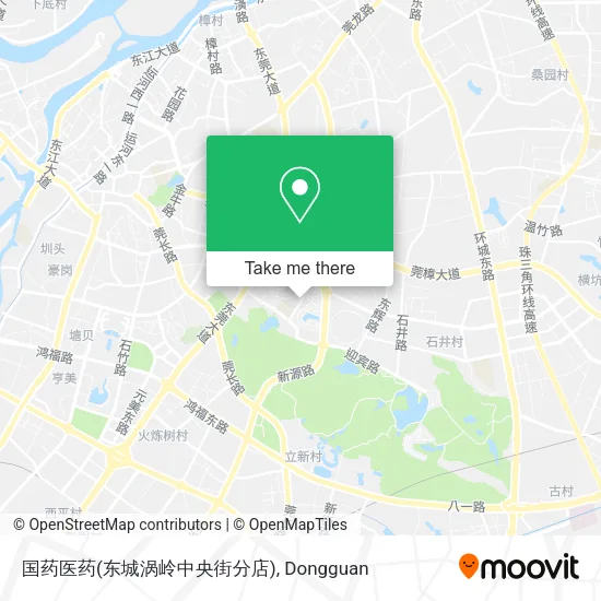 国药医药(东城涡岭中央街分店) map