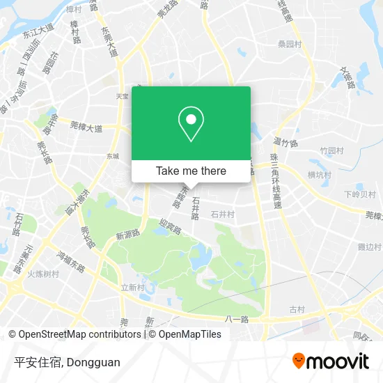 平安住宿 map