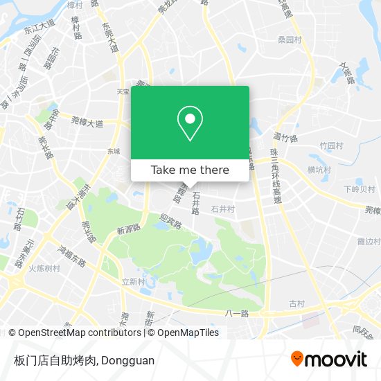 板门店自助烤肉 map
