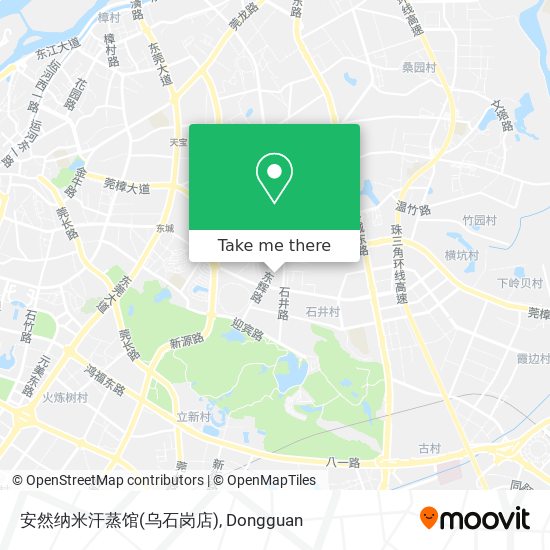 安然纳米汗蒸馆(乌石岗店) map