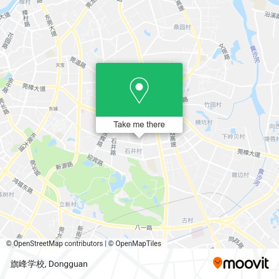 旗峰学校 map