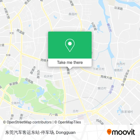 东莞汽车客运东站-停车场 map