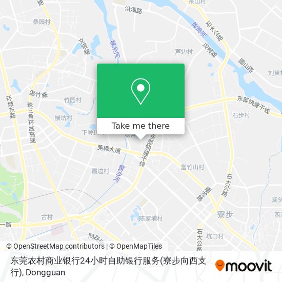 东莞农村商业银行24小时自助银行服务(寮步向西支行) map