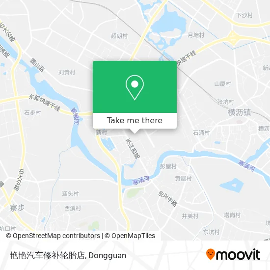 艳艳汽车修补轮胎店 map