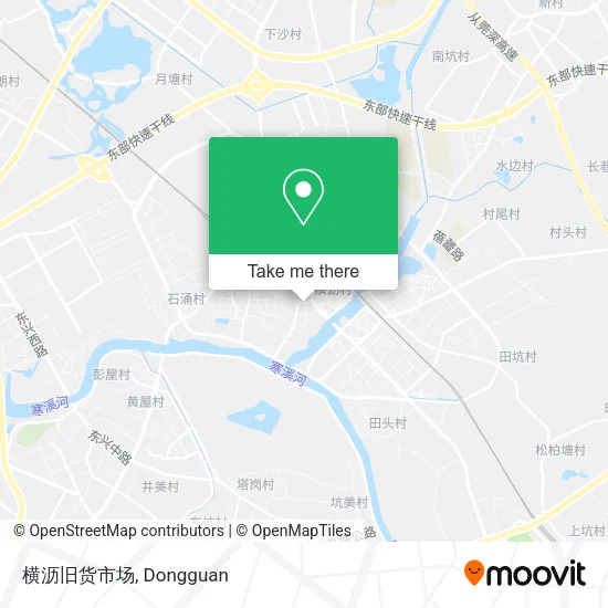 横沥旧货市场 map