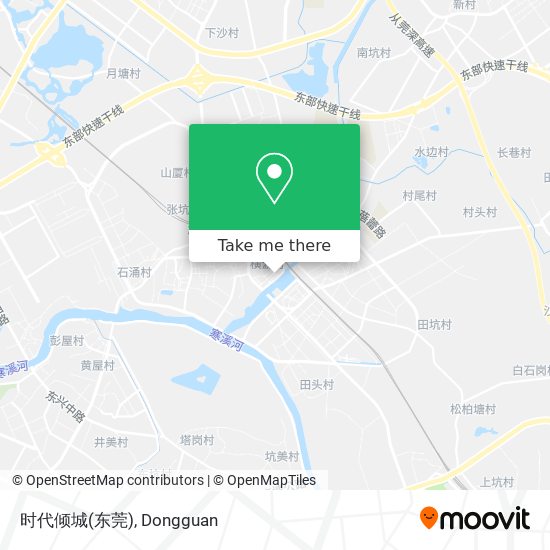 时代倾城(东莞) map