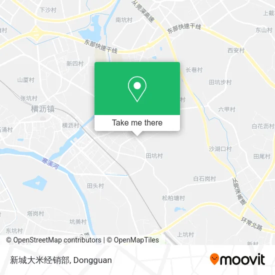 新城大米经销部 map