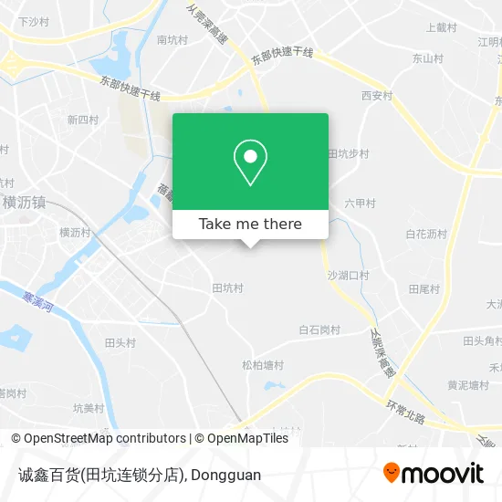 诚鑫百货(田坑连锁分店) map