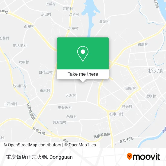重庆饭店正宗火锅 map