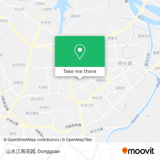 山水江南花园 map