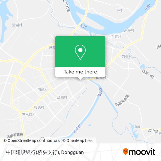 中国建设银行(桥头支行) map