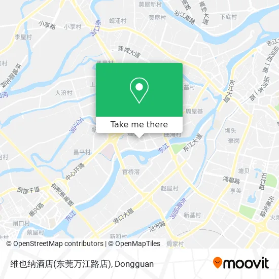 维也纳酒店(东莞万江路店) map