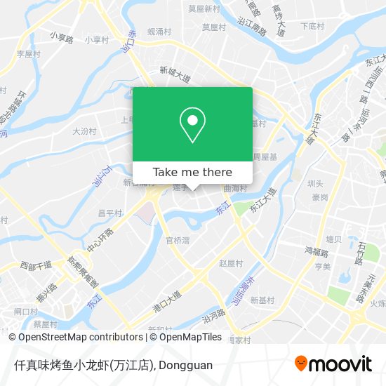 仟真味烤鱼小龙虾(万江店) map