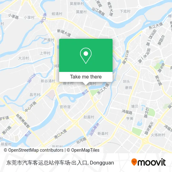 东莞市汽车客运总站停车场-出入口 map