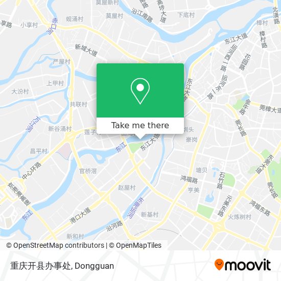 重庆开县办事处 map