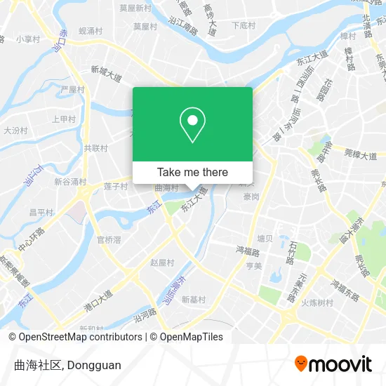 曲海社区 map