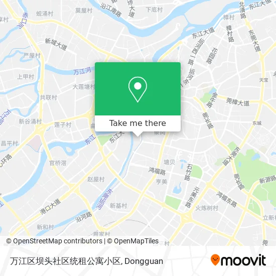 万江区坝头社区统租公寓小区 map