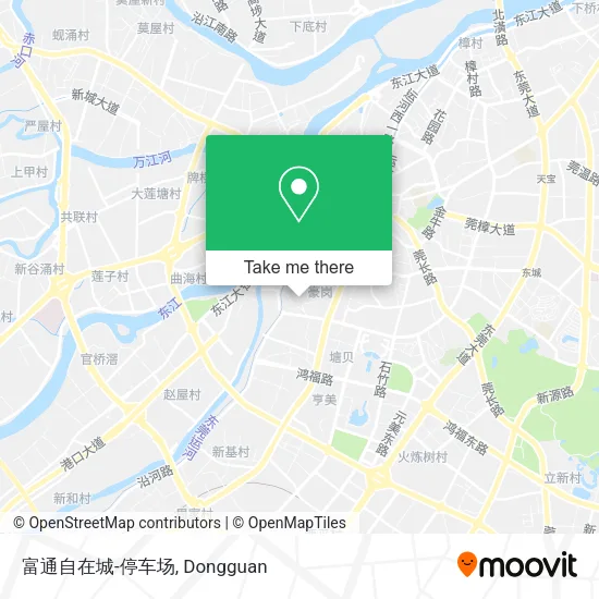 富通自在城-停车场 map