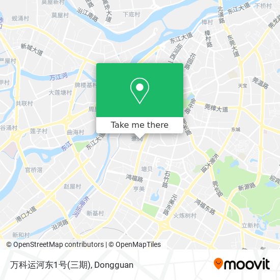 万科运河东1号(三期) map