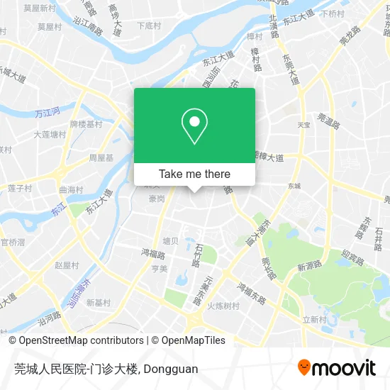 莞城人民医院-门诊大楼 map