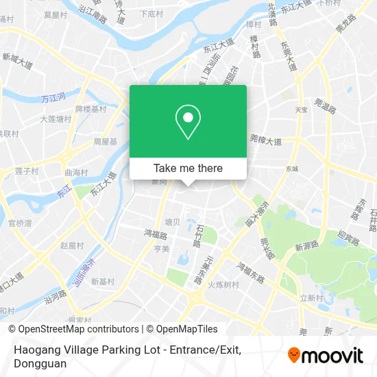 Haogang Village Parking Lot - Entrance / Exit map
