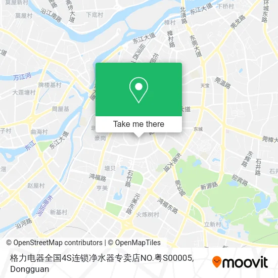 格力电器全国4S连锁净水器专卖店NO.粤S00005 map