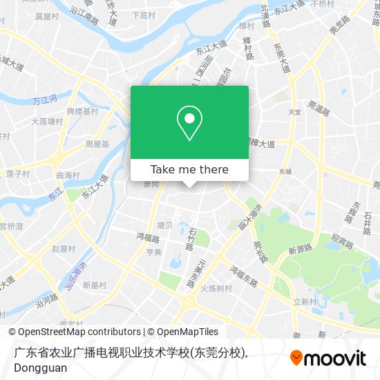 广东省农业广播电视职业技术学校(东莞分校) map